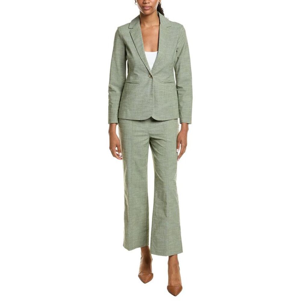 Nanette Nanette Lepore Womens  2Pc Long Sleeve Suit Set, Green